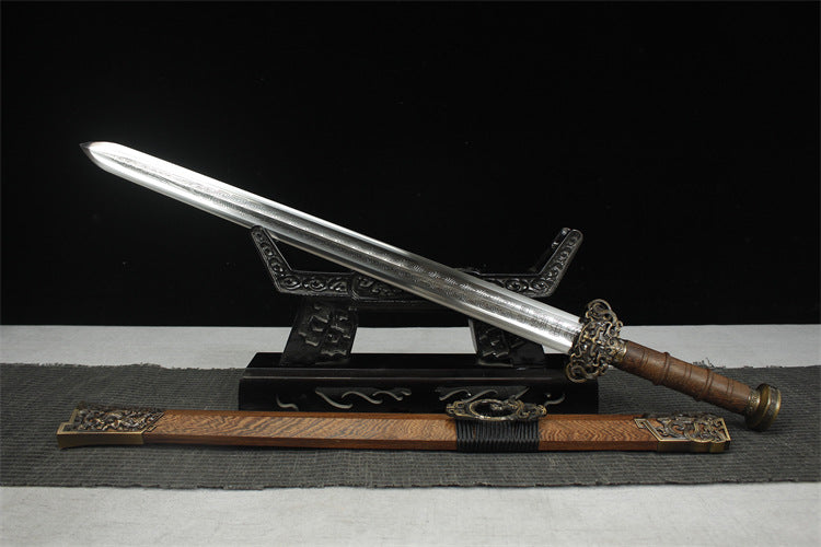 600 Medium 20" Han Sword - Thumbing Dragon Ruyi Han Sword