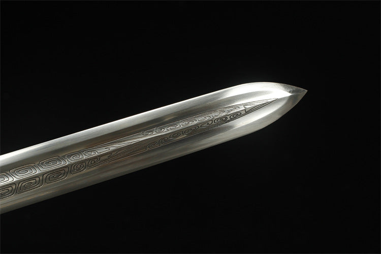 600 Medium 20" Han Sword - Thumbing Dragon Ruyi Han Sword