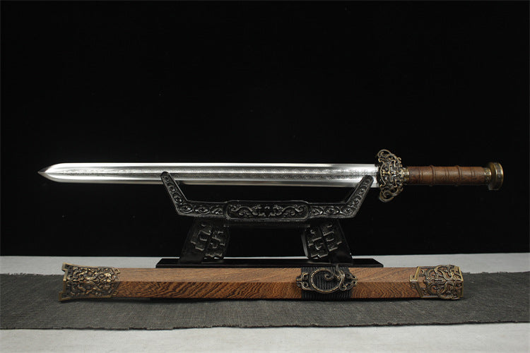600 Medium 20" Han Sword - Thumbing Dragon Ruyi Han Sword