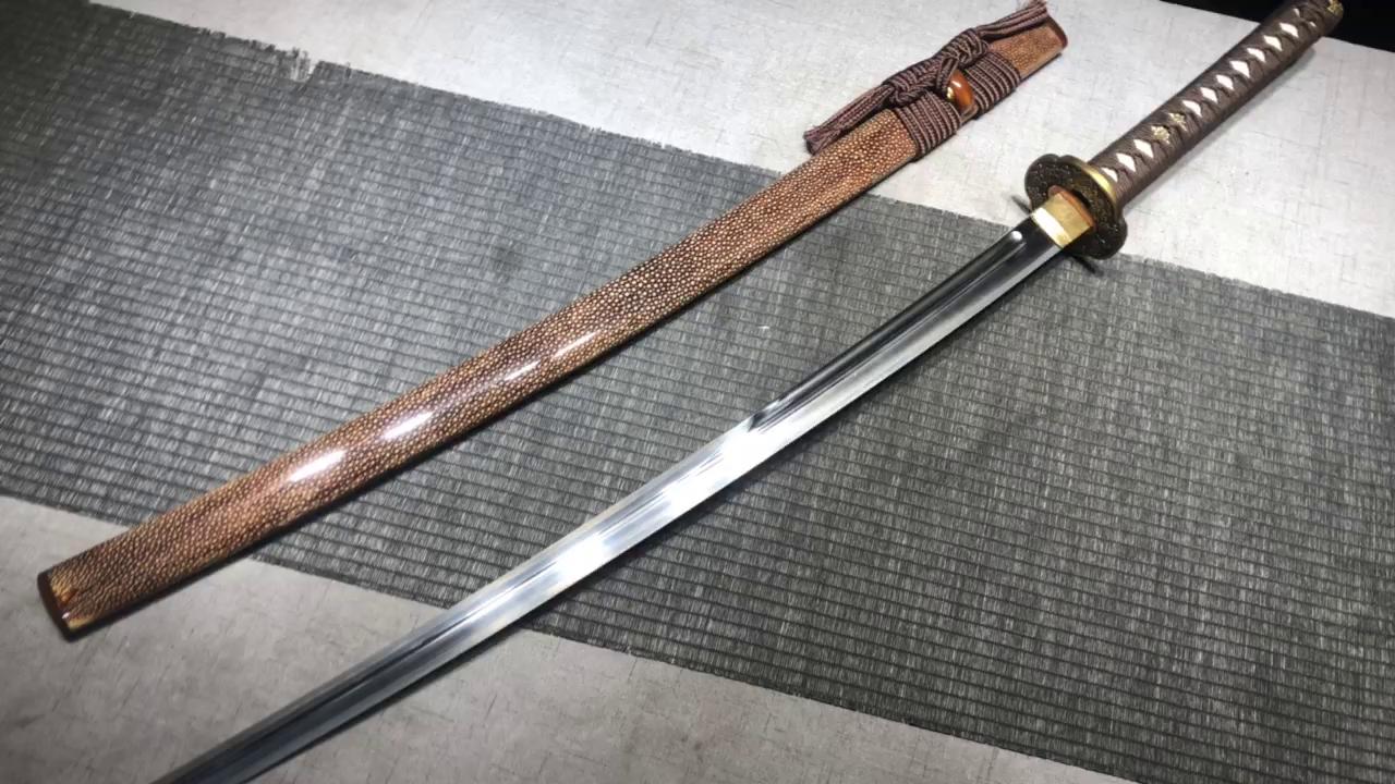 2160 Long 26 New T10 Steel Burnt Edge Fighting Sword Samurai Sword - Daisy Kobumaru