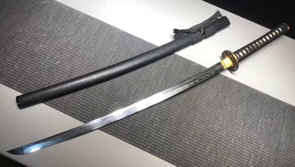 1900 Long 26 Samurai Sword with Three Burnished Blades - Longxi