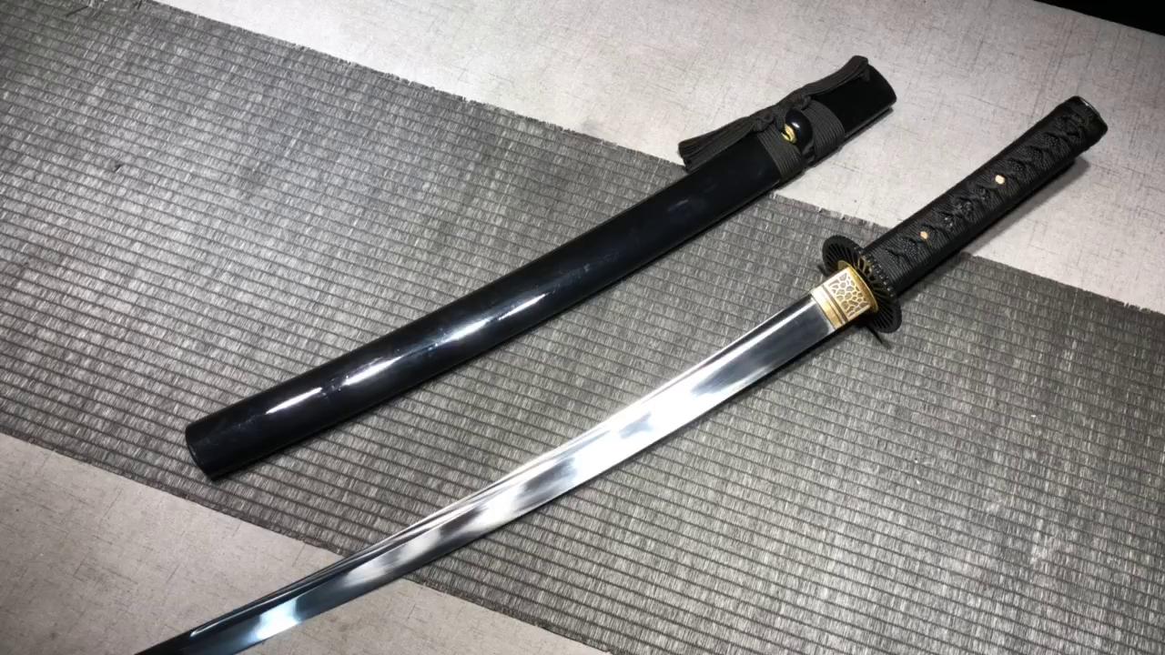 480 Medium 20" New High Manganese Steel Rib Differential Samurai Sword - Chrysanthemum Rib Differential