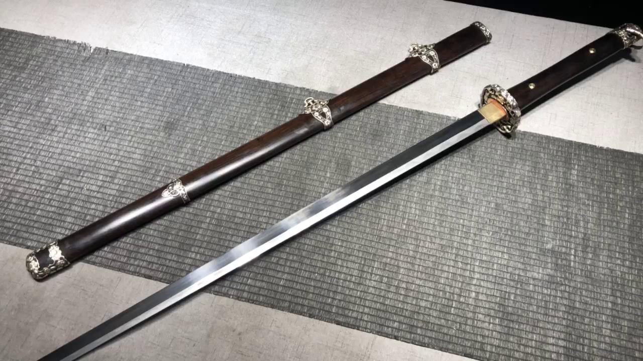 3800 New 26" Clip Steel Tang Knife - White Cherry Tang Knife