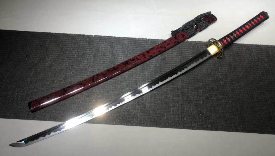 600 New Handmade Long 26-inch High Manganese Steel Cosmetic Research Samurai Sword - Orchid Beating Sword