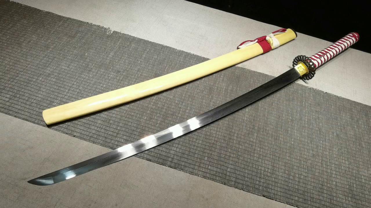 680 Long 26 New Patterned Steel Fighting Sword Samurai Sword - Snow Cherry