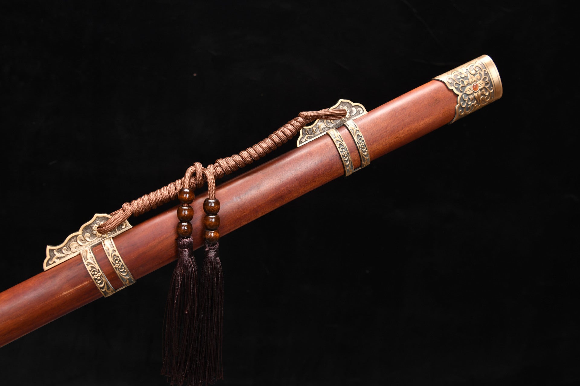 1300 New Handmade Long 26-inch Pounding Pattern Hundred Refined Steel Tang Sword - Shengshi Tang Knife