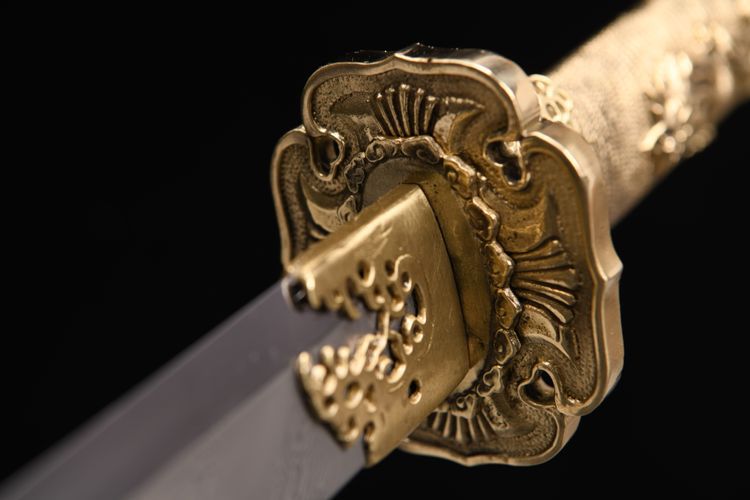 2980 New 26" Spin Weld Pattern Tang Knife - Water Dragon Tang Knife