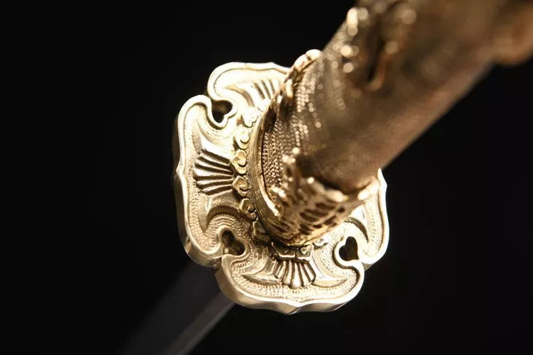 2980 New 26" Spin Weld Pattern Tang Knife - Water Dragon Tang Knife