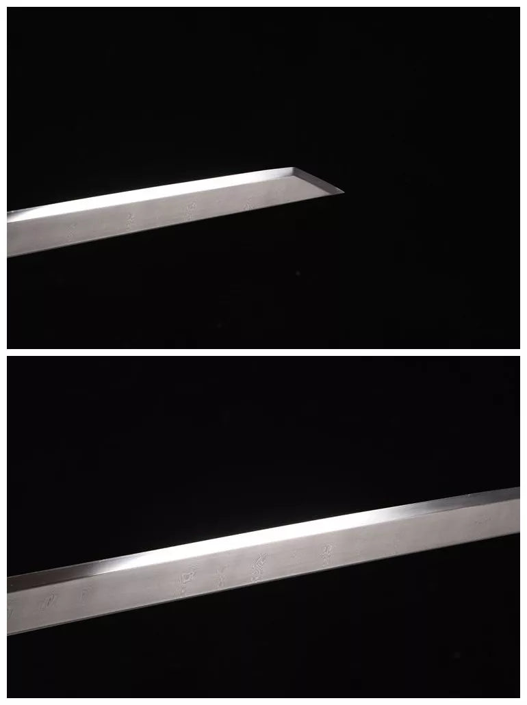 2980 New 26" Spin Weld Pattern Tang Knife - Water Dragon Tang Knife