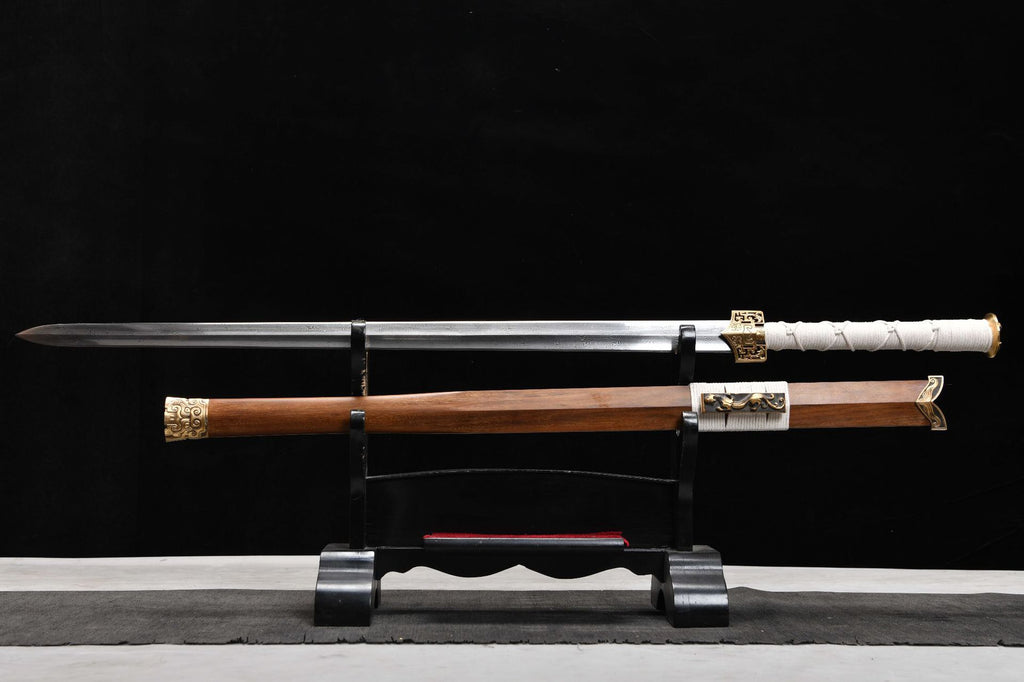 1160 New Handmade Long Pure Copper 28-inch Han Sword with Da Ma Tian Xing Pattern - Classic Chi-Dragon Han Sword