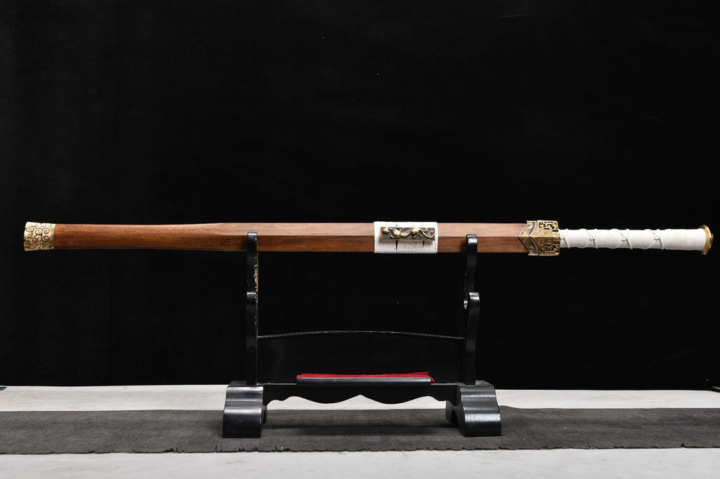 1160 New Handmade Long Pure Copper 28-inch Han Sword with Da Ma Tian Xing Pattern - Classic Chi-Dragon Han Sword