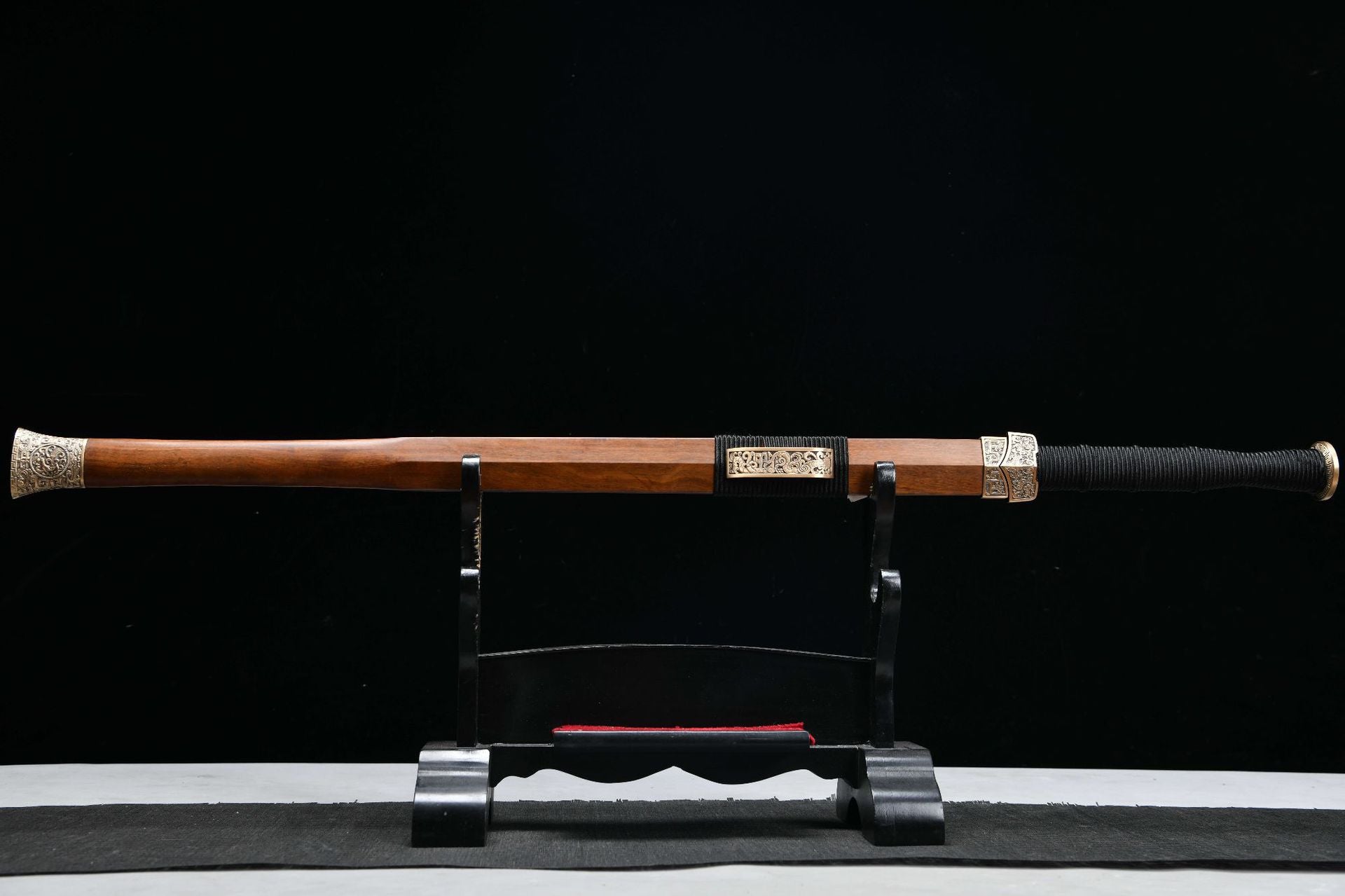 1200 New Handmade Long 28-inch Phoenix Feather Patterned Steel Han Sword--Ba Wang Han Sword