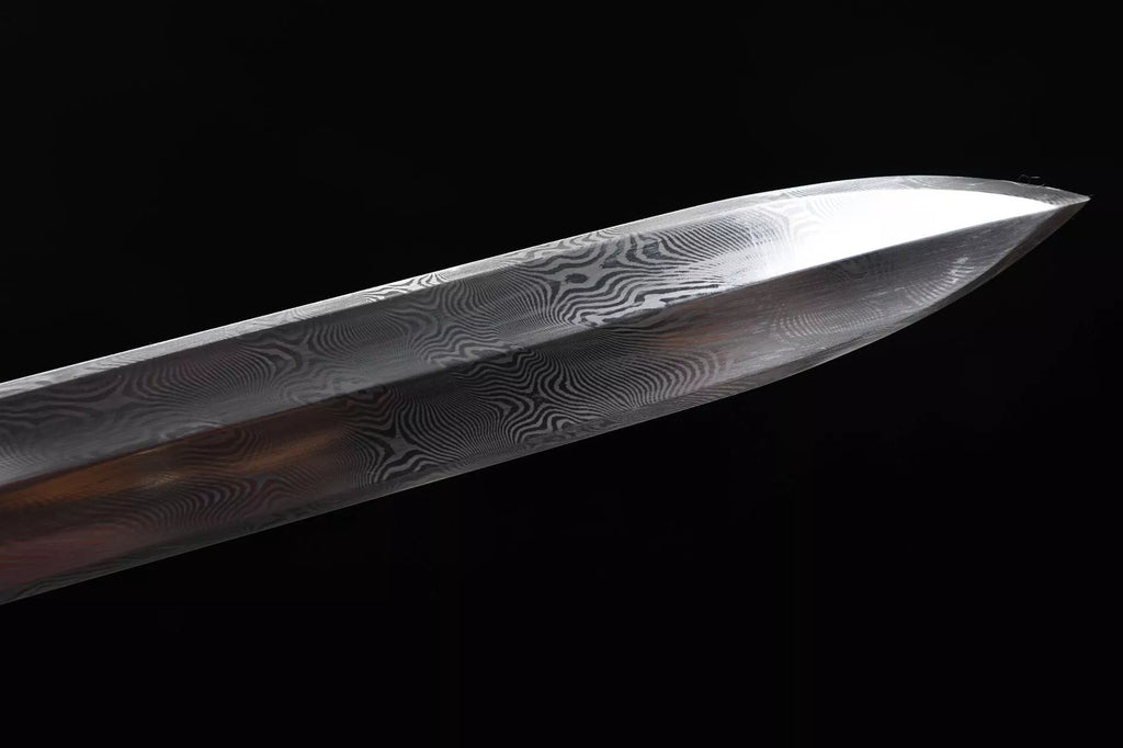 1160 New Handmade Long Pure Copper 28-inch Han Sword with Da Ma Tian Xing Pattern - Classic Chi-Dragon Han Sword