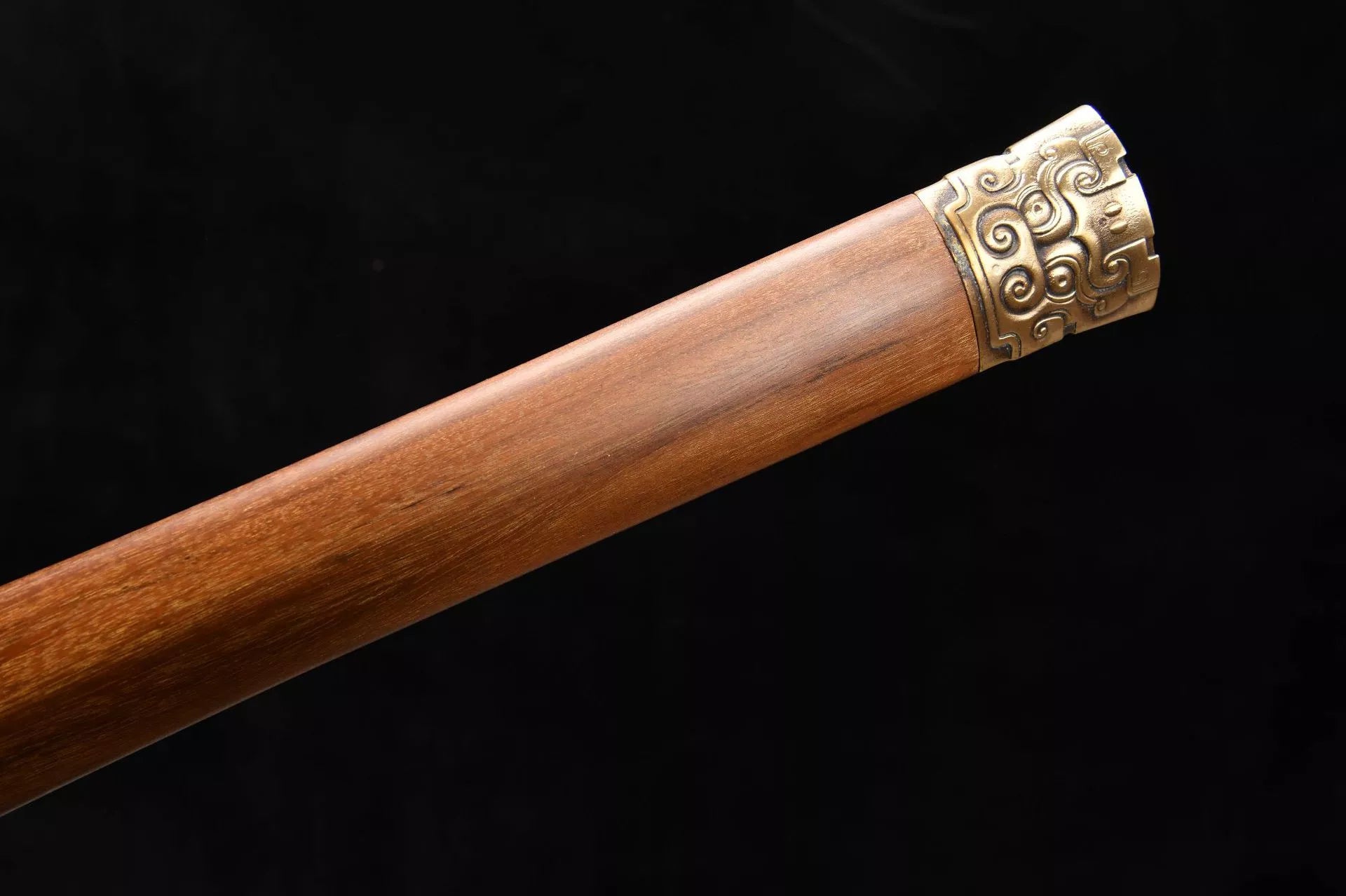 1160 New Handmade Long Pure Copper 28-inch Han Sword with Da Ma Tian Xing Pattern - Classic Chi-Dragon Han Sword