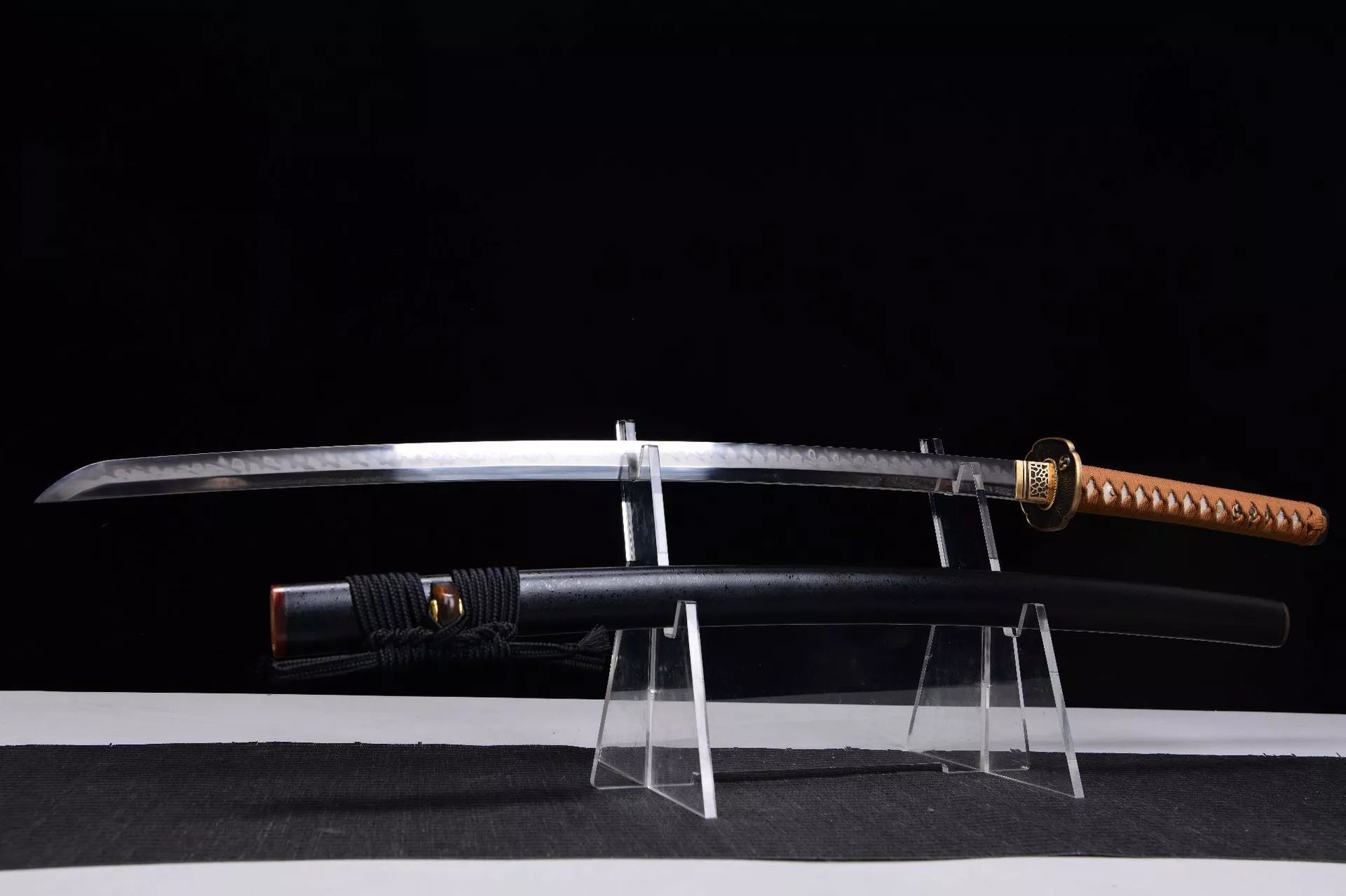 1300 Long 26 T10 Steel Burnished Blade Fighting Research Samurai Sword - Ninja