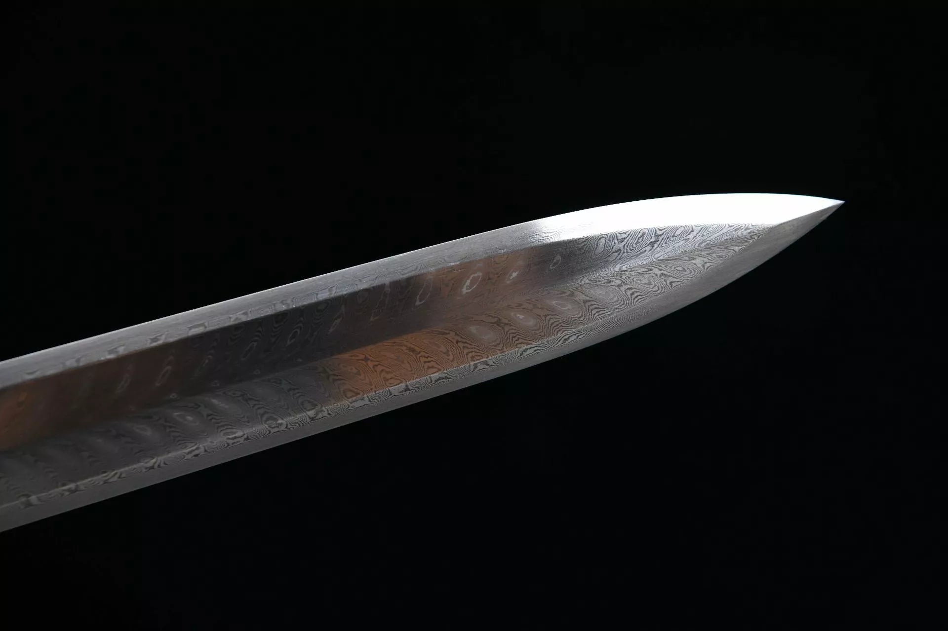 1200 New Handmade Long 28-inch Phoenix Feather Patterned Steel Han Sword--Ba Wang Han Sword