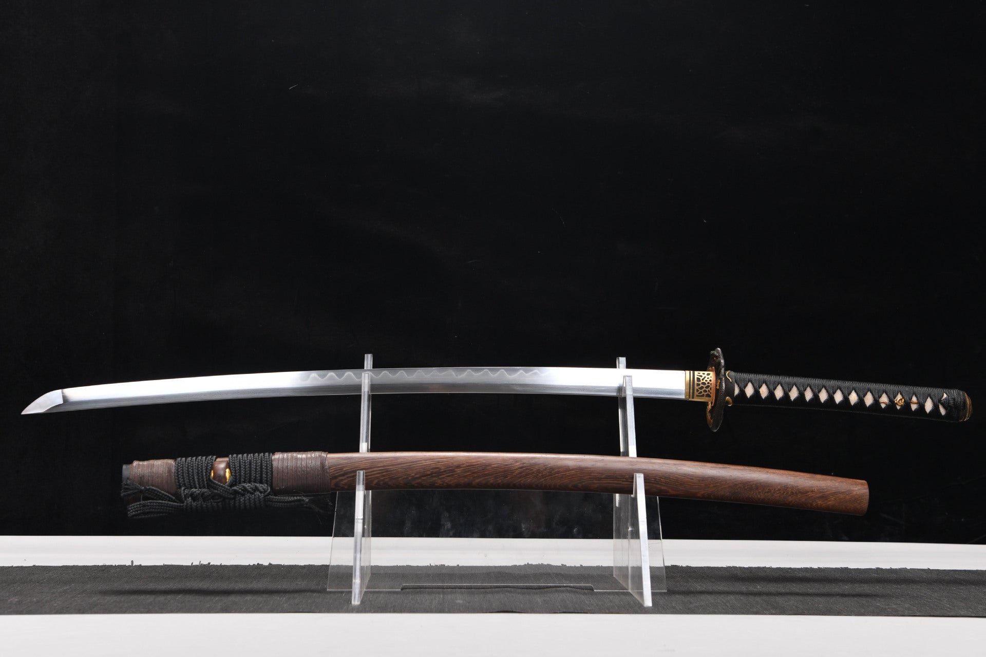 1200 New Handmade Long 26 Hundred Refined Steel Burnished Blade Samurai Sword - Python Fighting Sword