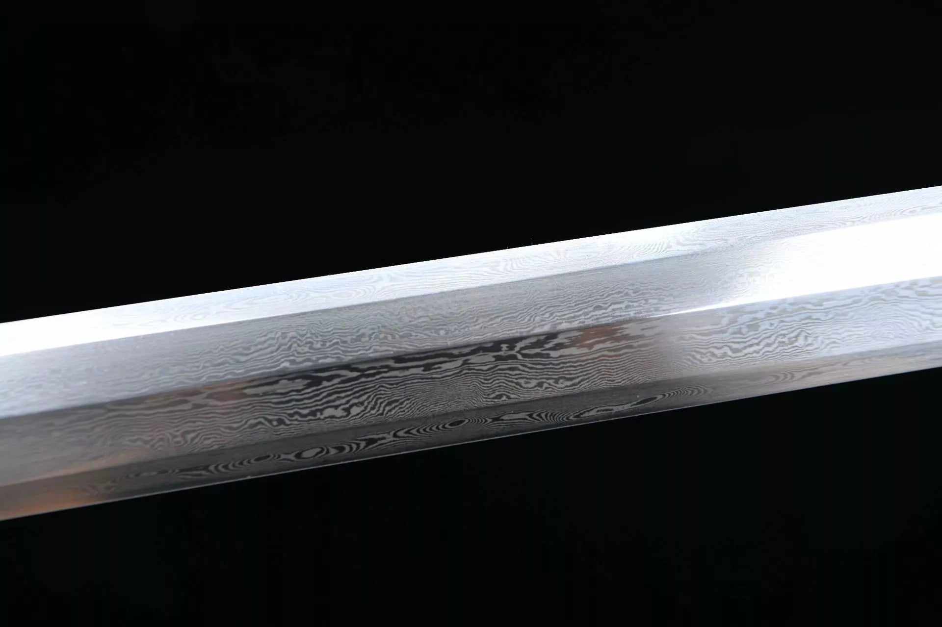 1300 New Handmade Long 28-inch Copper Mounted Patterned Steel Eight Side Clear Sword--Junzi Sword