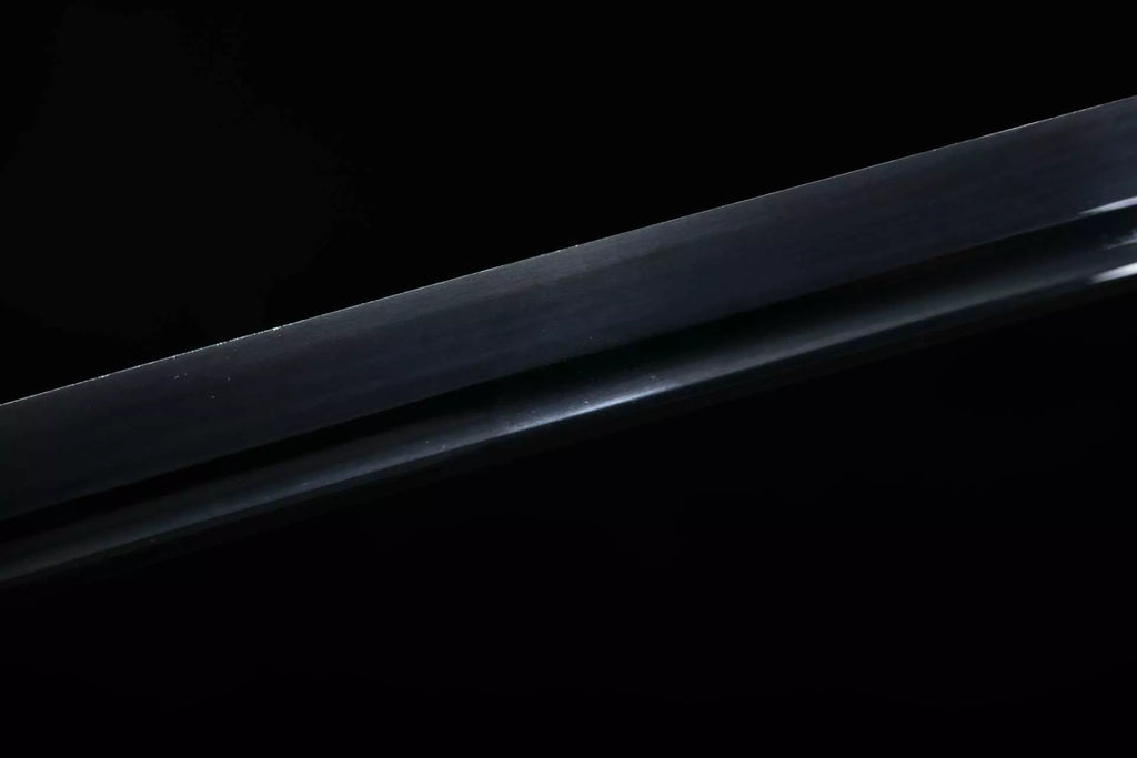 26-inch Pure Copper-Framed High-Manganese Steel Blackened Katana - Iruyun Ryu Uchika