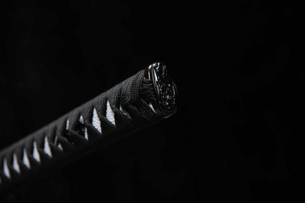 26-inch High-Manganese Steel Blackened Blade Katana - Black Blade Uchiha