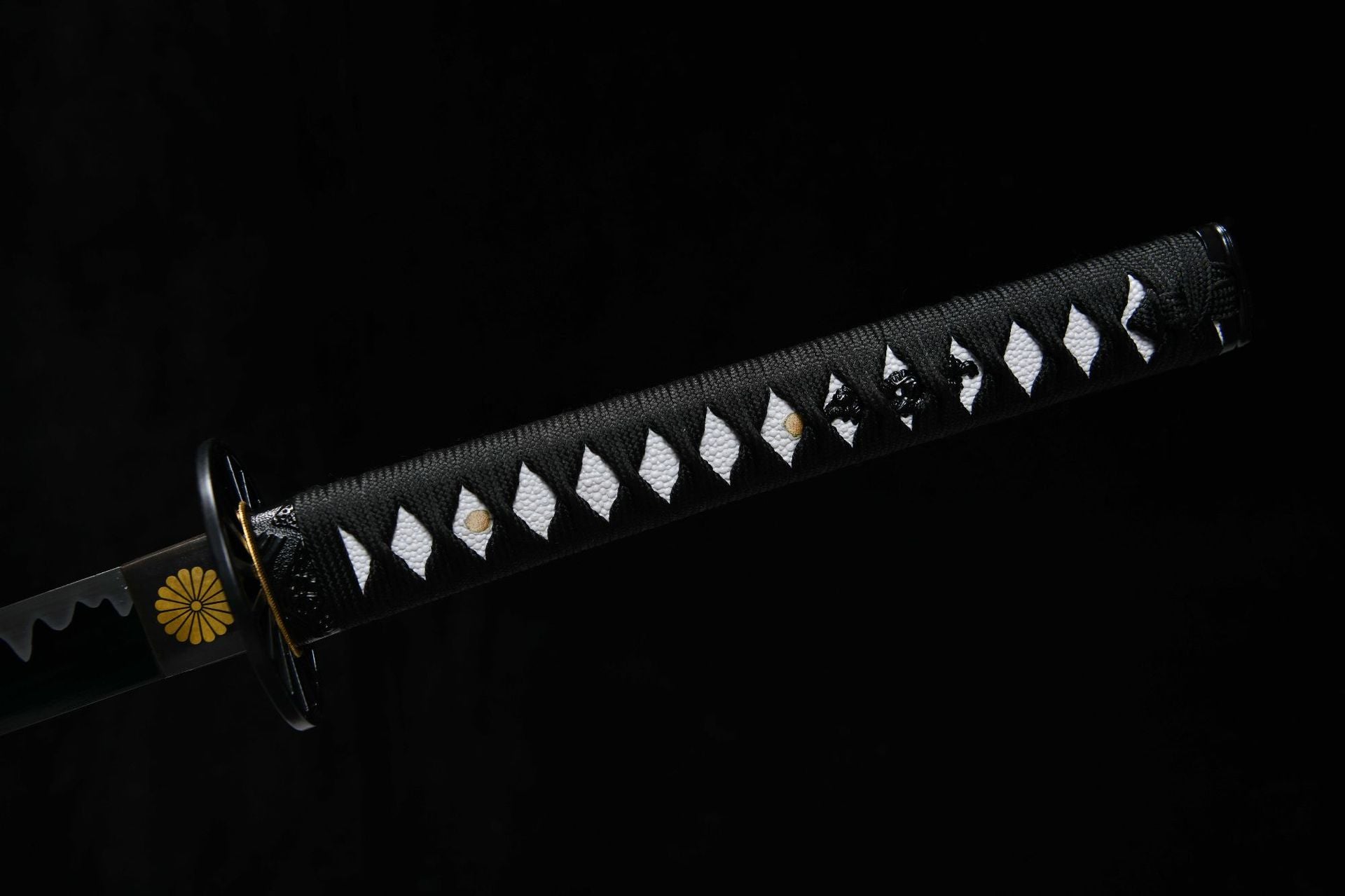 26-inch High-Manganese Steel Blackened Blade Katana - Black Blade Uchiha