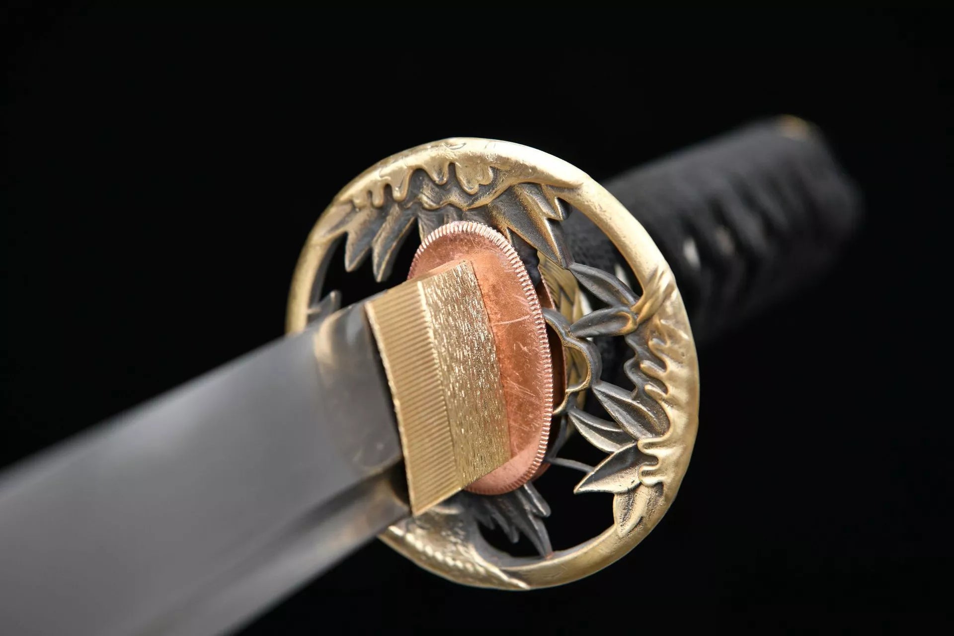 1200 New Handmade Specials Short 12 inch Patterned Steel Burnished Blade Fighting Research Samurai Sword--Air Bamboo Short Sword