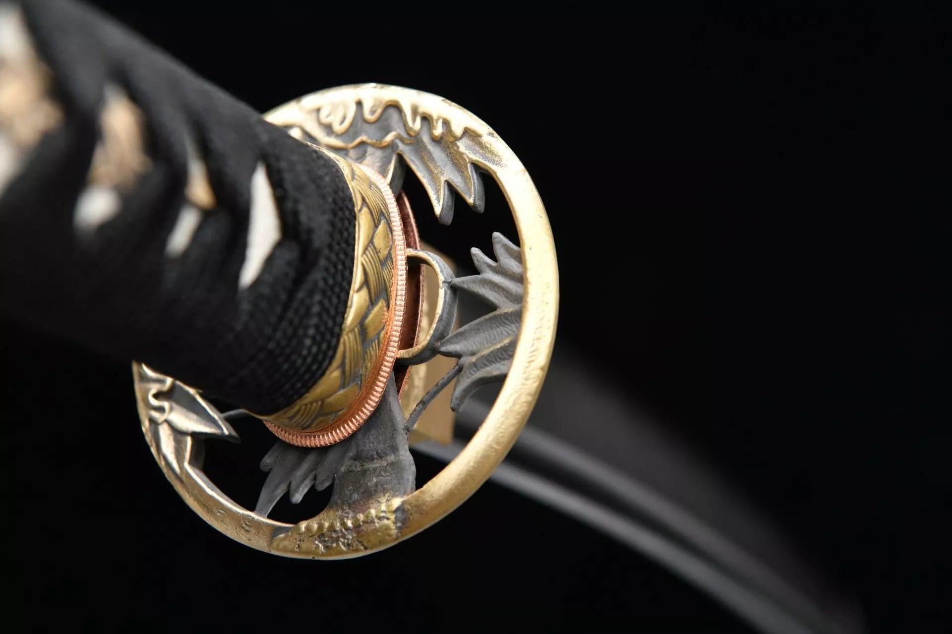 1200 New Handmade Specials Short 12 inch Patterned Steel Burnished Blade Fighting Research Samurai Sword--Air Bamboo Short Sword