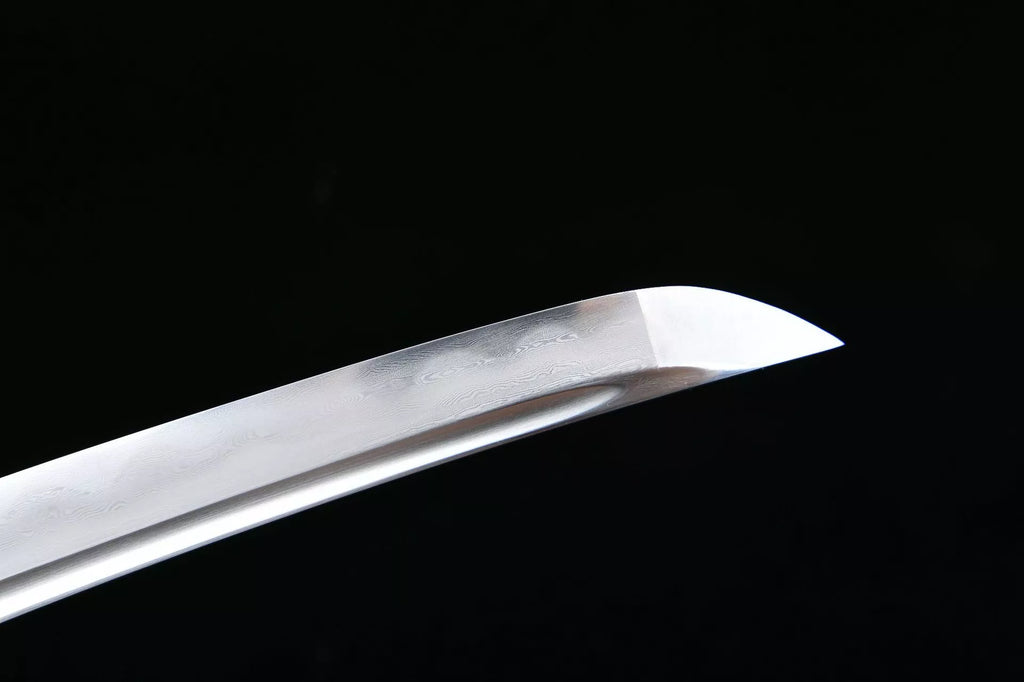 1200 New Handmade Specials Short 12 inch Patterned Steel Burnished Blade Fighting Research Samurai Sword--Air Bamboo Short Sword