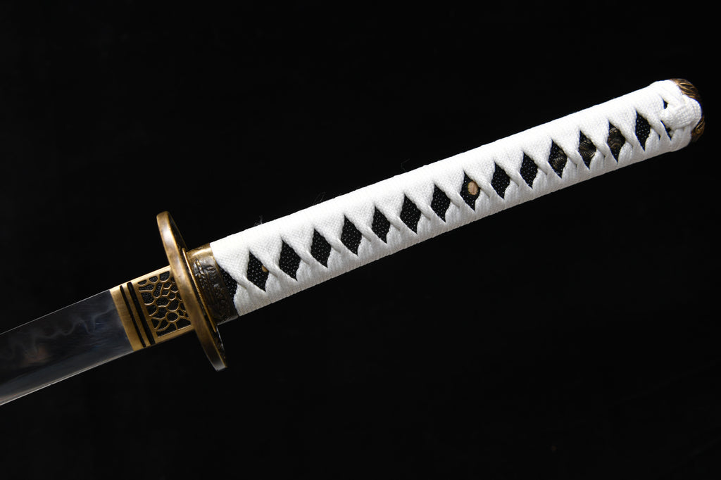 26-inch Long T10 Blade Katana - Little White Dragon Sword