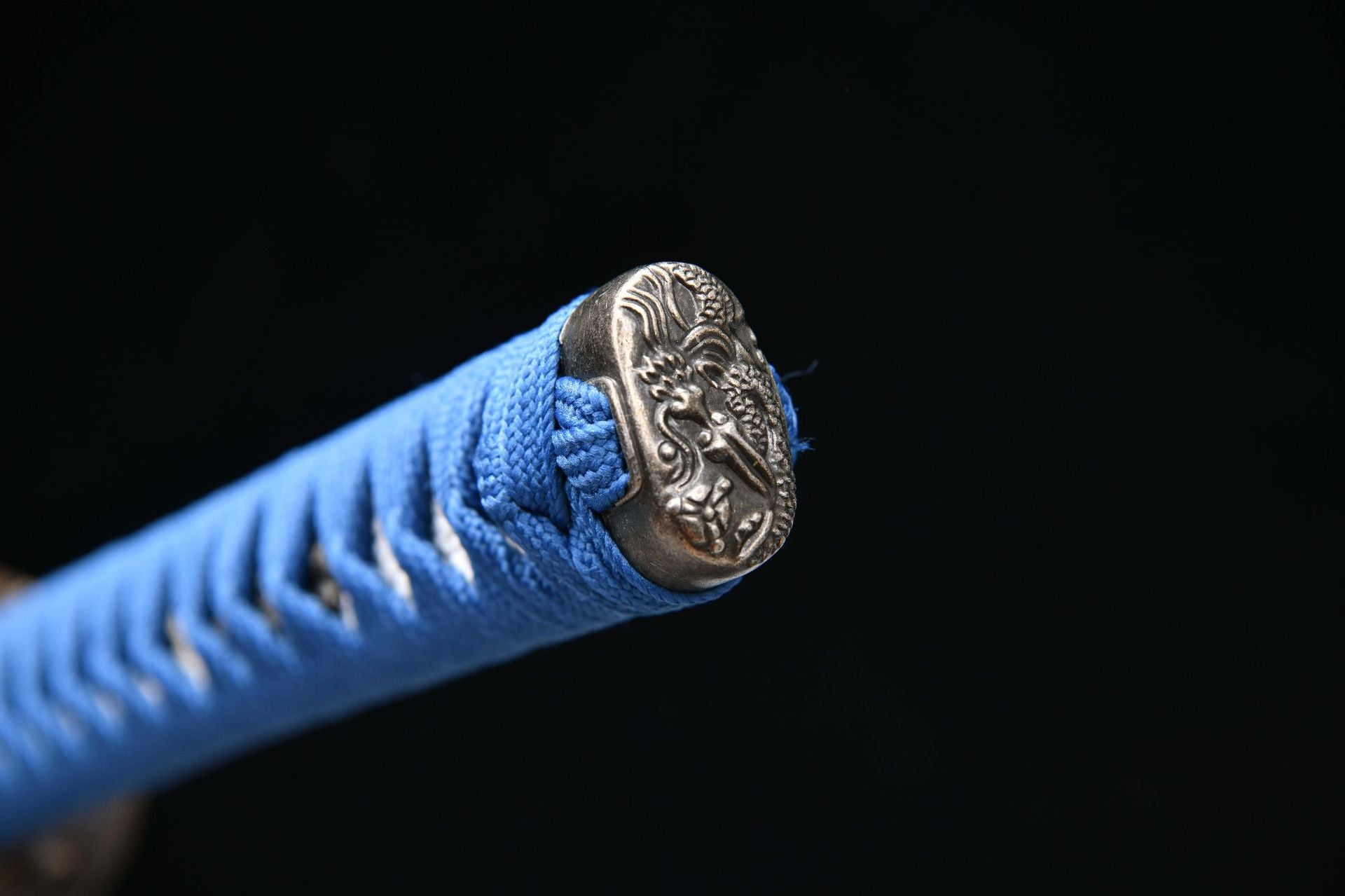 26-inch High-Manganese Steel Blued Katana - Small Insect Katana