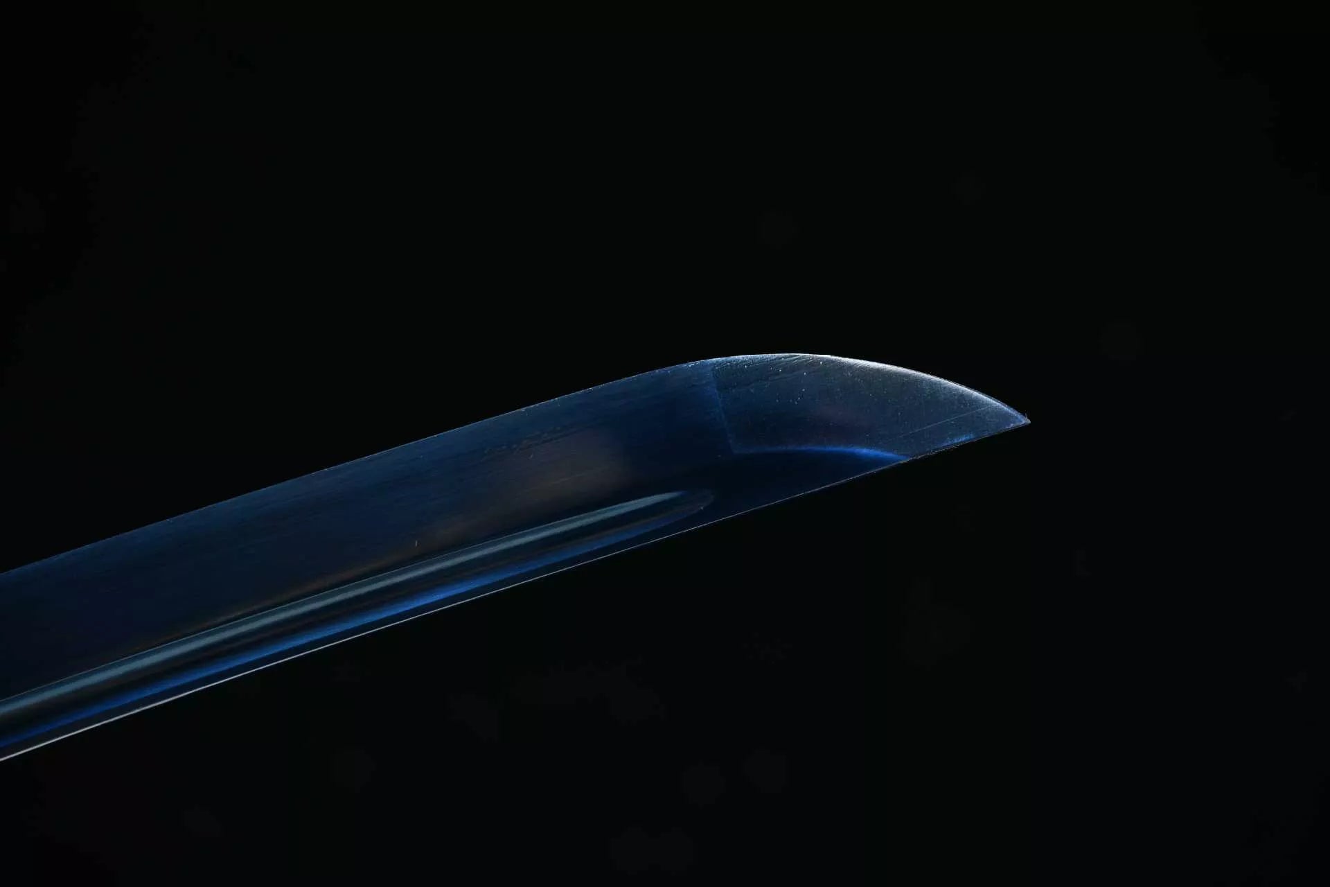 26-inch High-Manganese Steel Blued Katana - Small Insect Katana