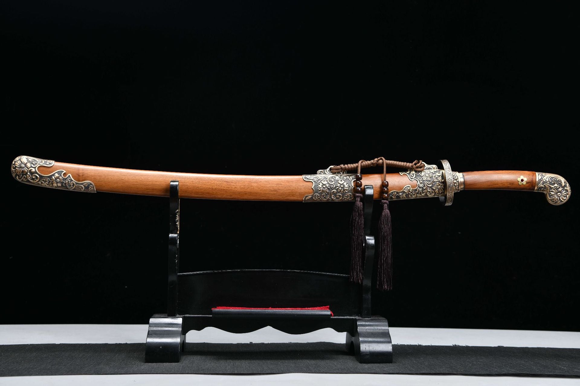 1300 New Handmade Long 26-inch T10 Steel Chinese Fighting Research and Clearing Knife - Xiuchun Knife (T10 Burnished Blade Fine Research Version)