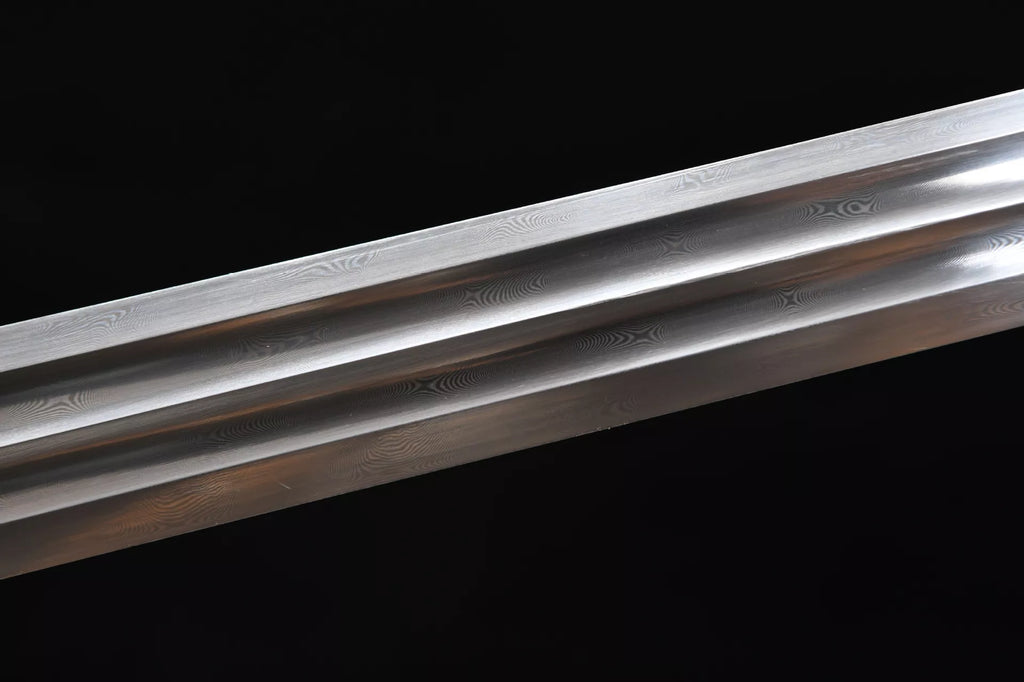 1260 New Handmade Long 24-inch High Performance Star Patterned Steel Chu Han Sword - Overlord Chu Sword