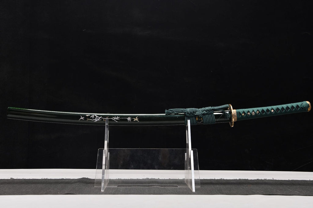 860 New Handcrafted Long 26-inch pure copper T10 burn-blade samurai Sword - Zezuta Sword