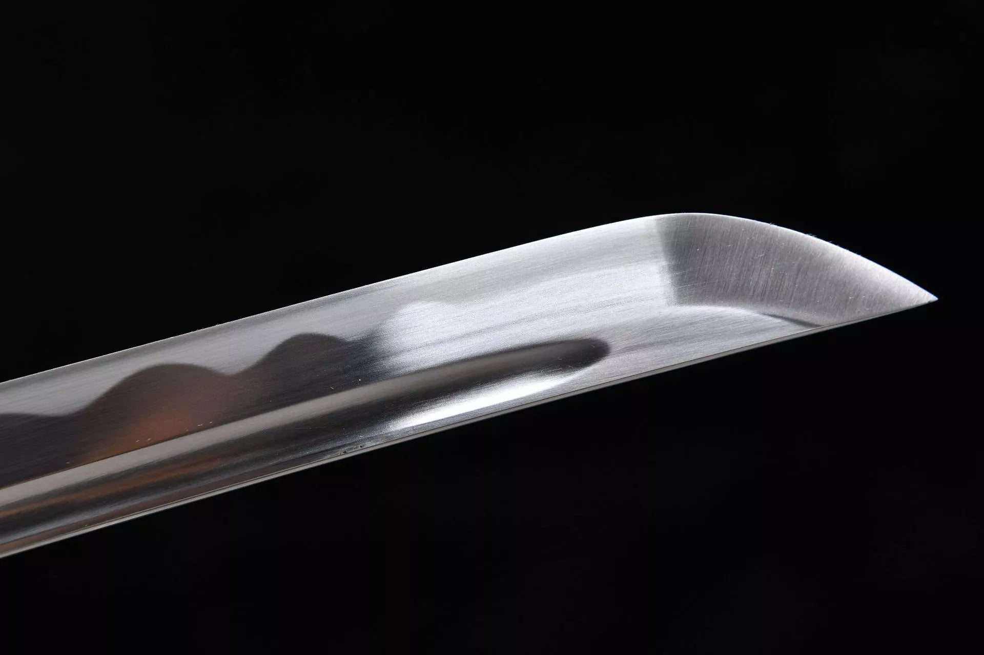 26-inch Long High-Manganese Steel Katana - Silver Sea Dragon Uchiha