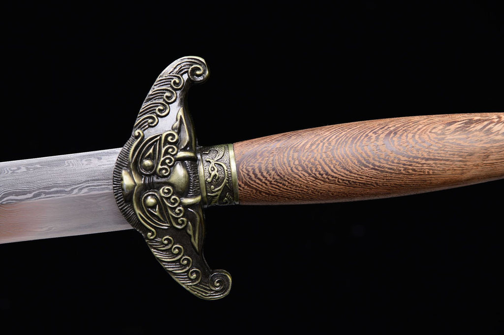660 New Specials Long 28-inch Patterned Steel Qing Sword - Qianlong's Sword (Special Edition)