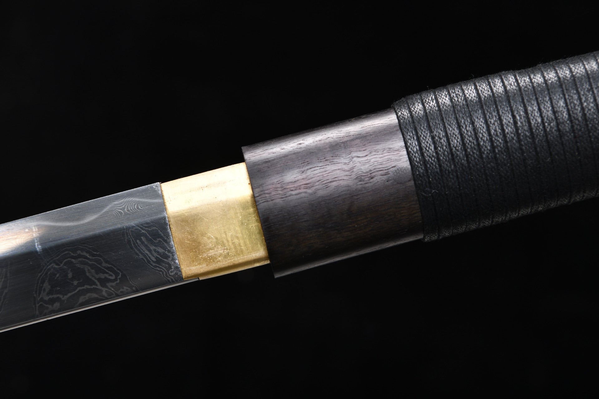 1160 New Handmade Long Vegetarian 26-inch Hundred Refined Steel Coiled Dragon Pattern Tang Horizontal Knife - Shadow Tang Knife