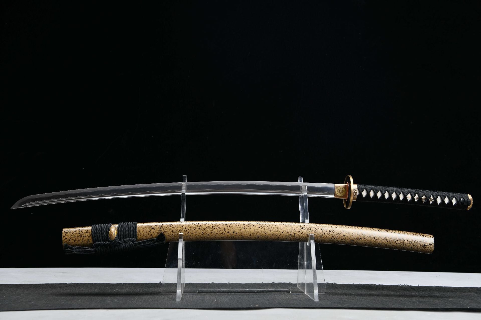 1360 New Handmade Long 26 T10 Burnt Edge Cosmetic Research Samurai Sword - Bonjour Fighting Sword