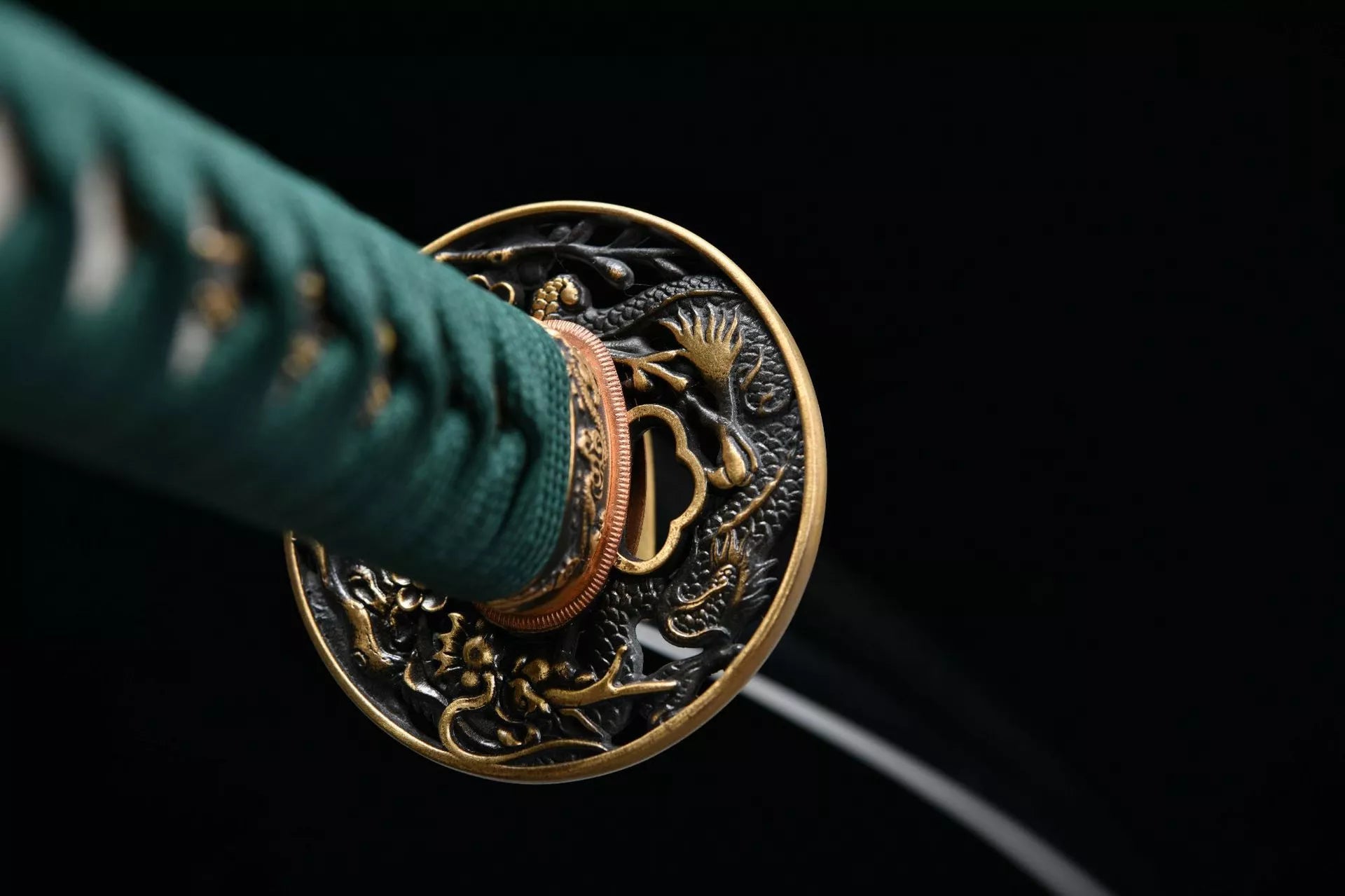 1100 New Handmade Long 26-inch T10 Steel Flame Pattern Burnt Edge Samurai Sword - Merongzhen Fighting Sword