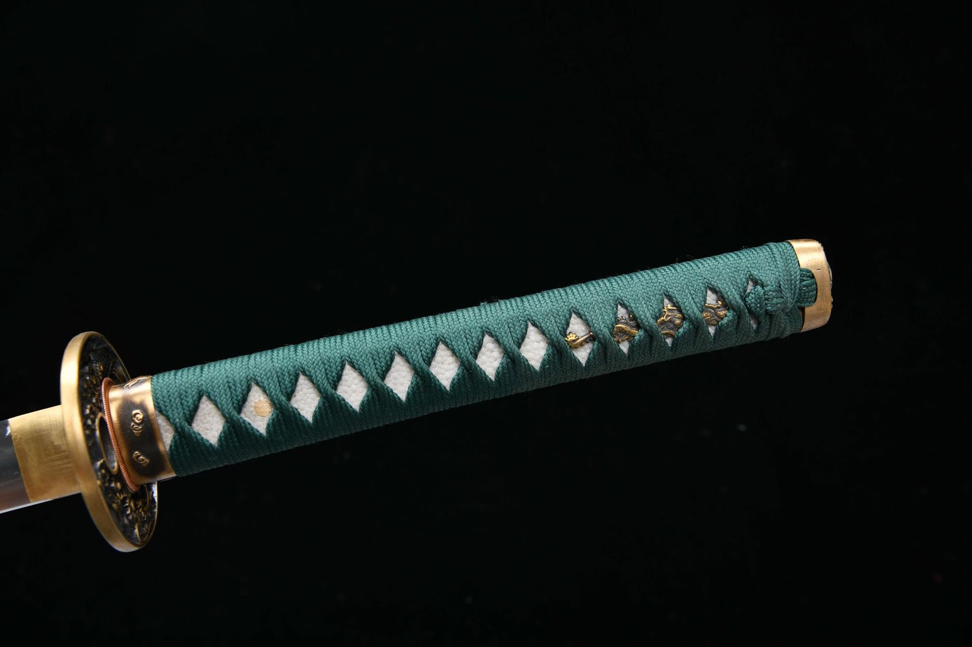 1100 New Handmade Long 26-inch T10 Steel Flame Pattern Burnt Edge Samurai Sword - Merongzhen Fighting Sword