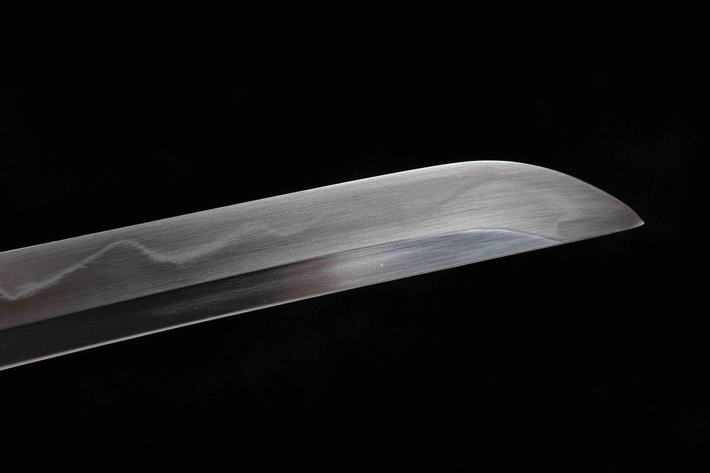 1000 New Handmade Long 26 T10 Burnt-Edge Tri-Color Ken Samurai Sword - Gold Chrysanthemum Strike Sword