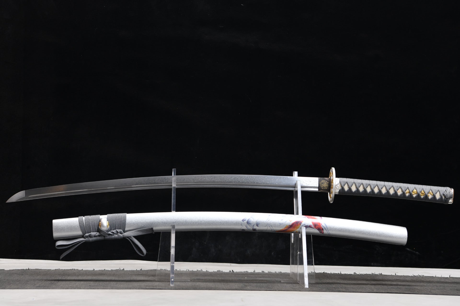 26-inch High-Performance Hundred-Temperatured Steel Katana - Ssangyong Uchika
