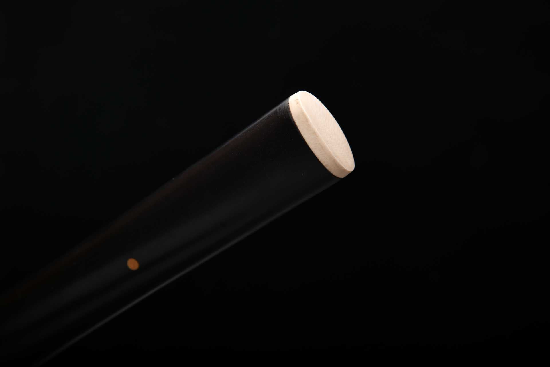 1300 New Handmade Long 26-inch Ebony T10 Burnt Edge Vegetarian Tang Horizontal Knife - Vegetarian Shadow Tang Knife