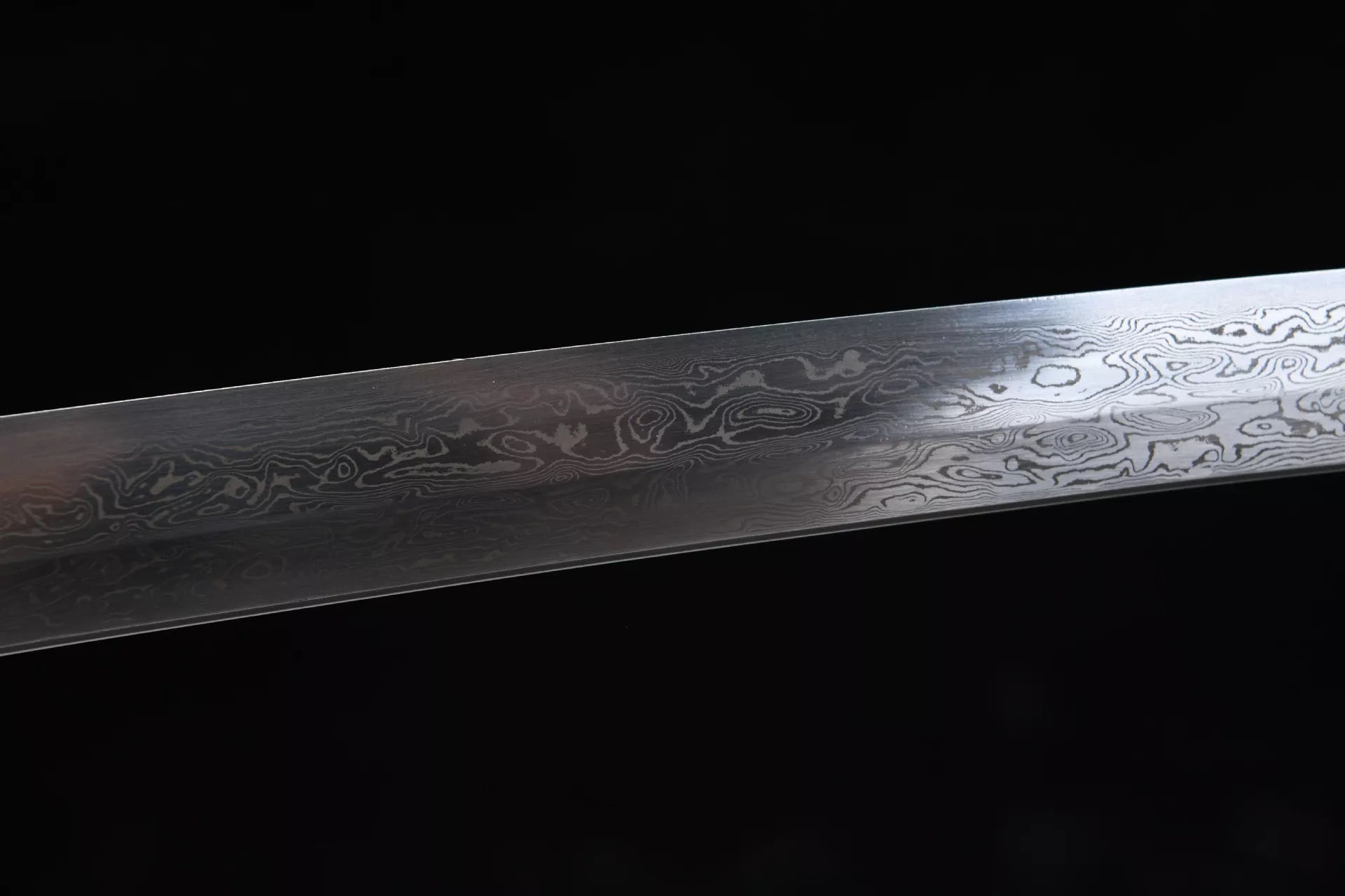26-inch Tortoise-Patterned Steel Katana - Crane Uchiha