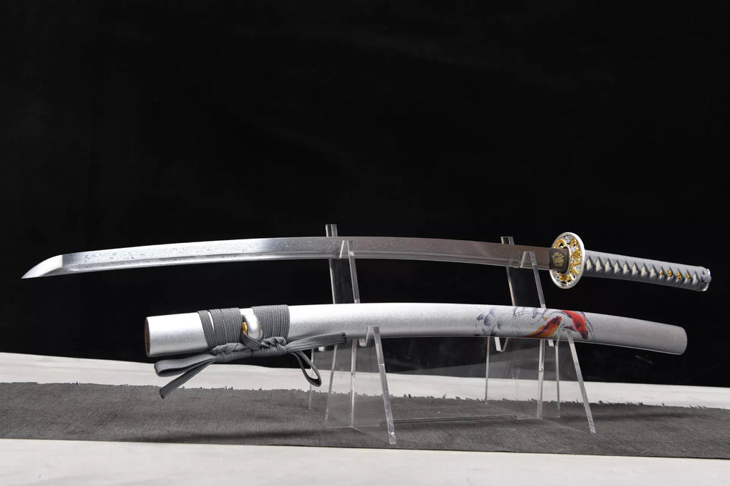 26-inch High-Performance Hundred-Temperatured Steel Katana - Ssangyong Uchika