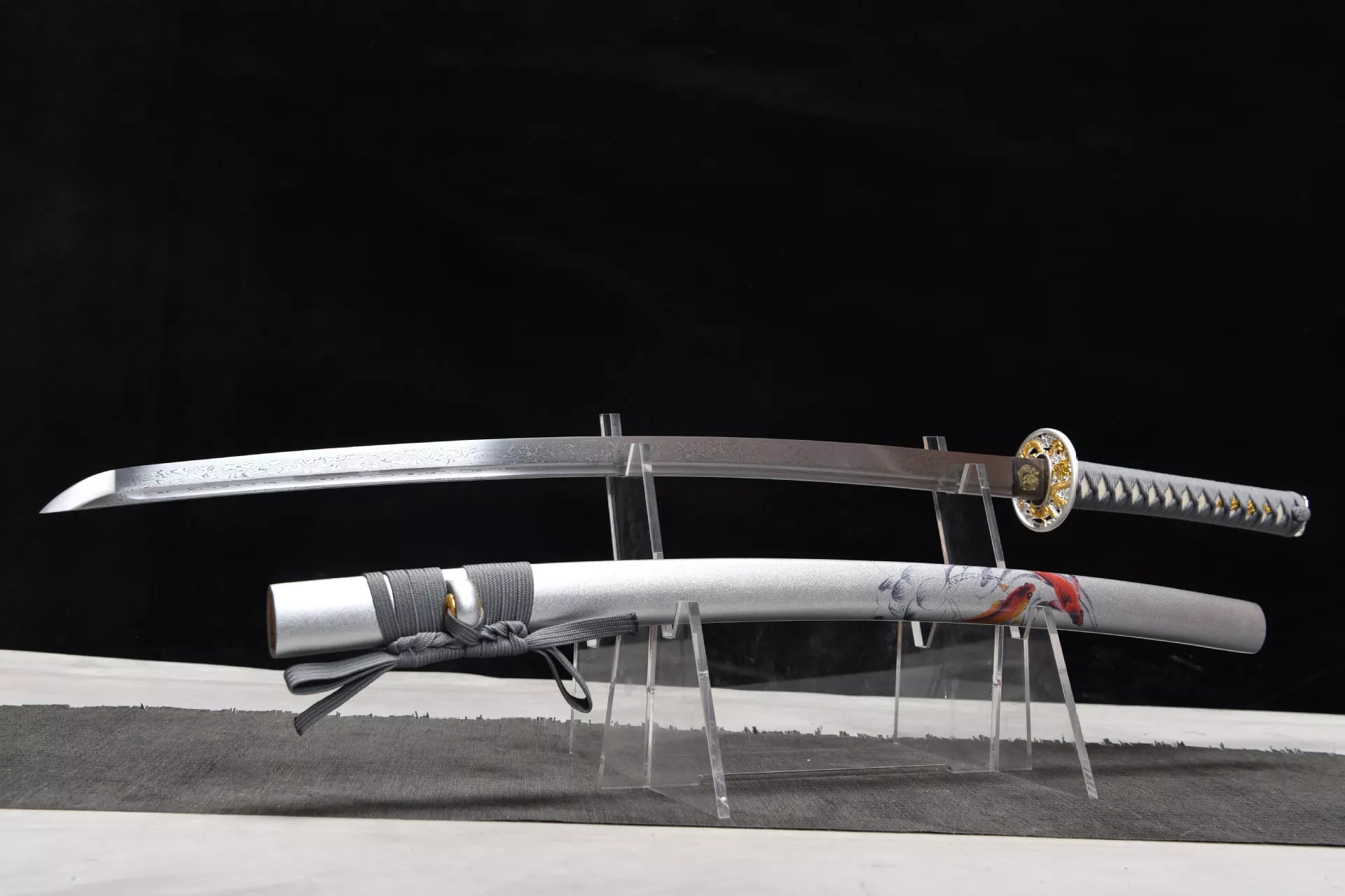 26-inch High-Performance Hundred-Temperatured Steel Katana - Ssangyong Uchika