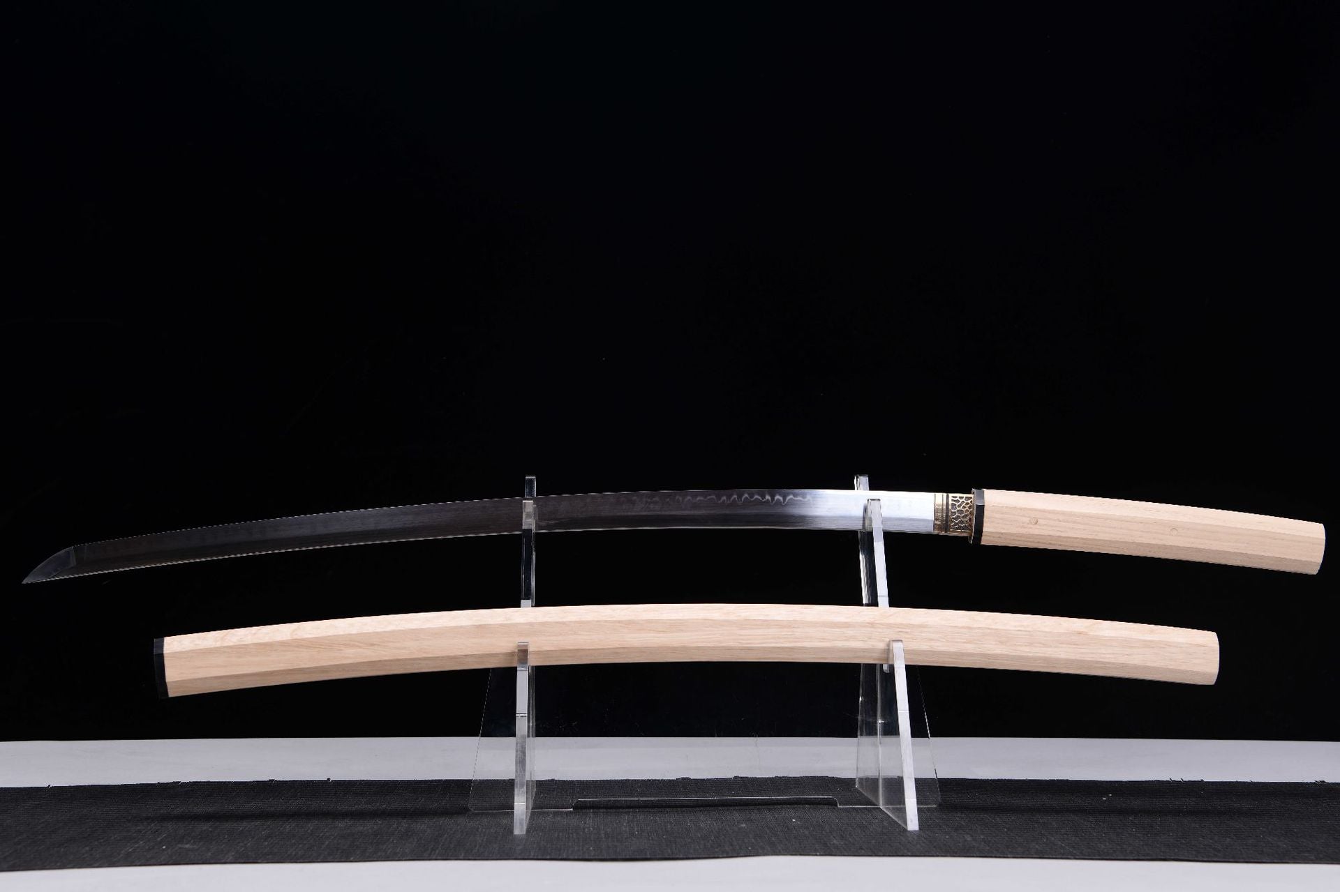 860 Long 26 T10 Steel Burnt Edge Fighting Sword Samurai Sword - Octagonal Izumi