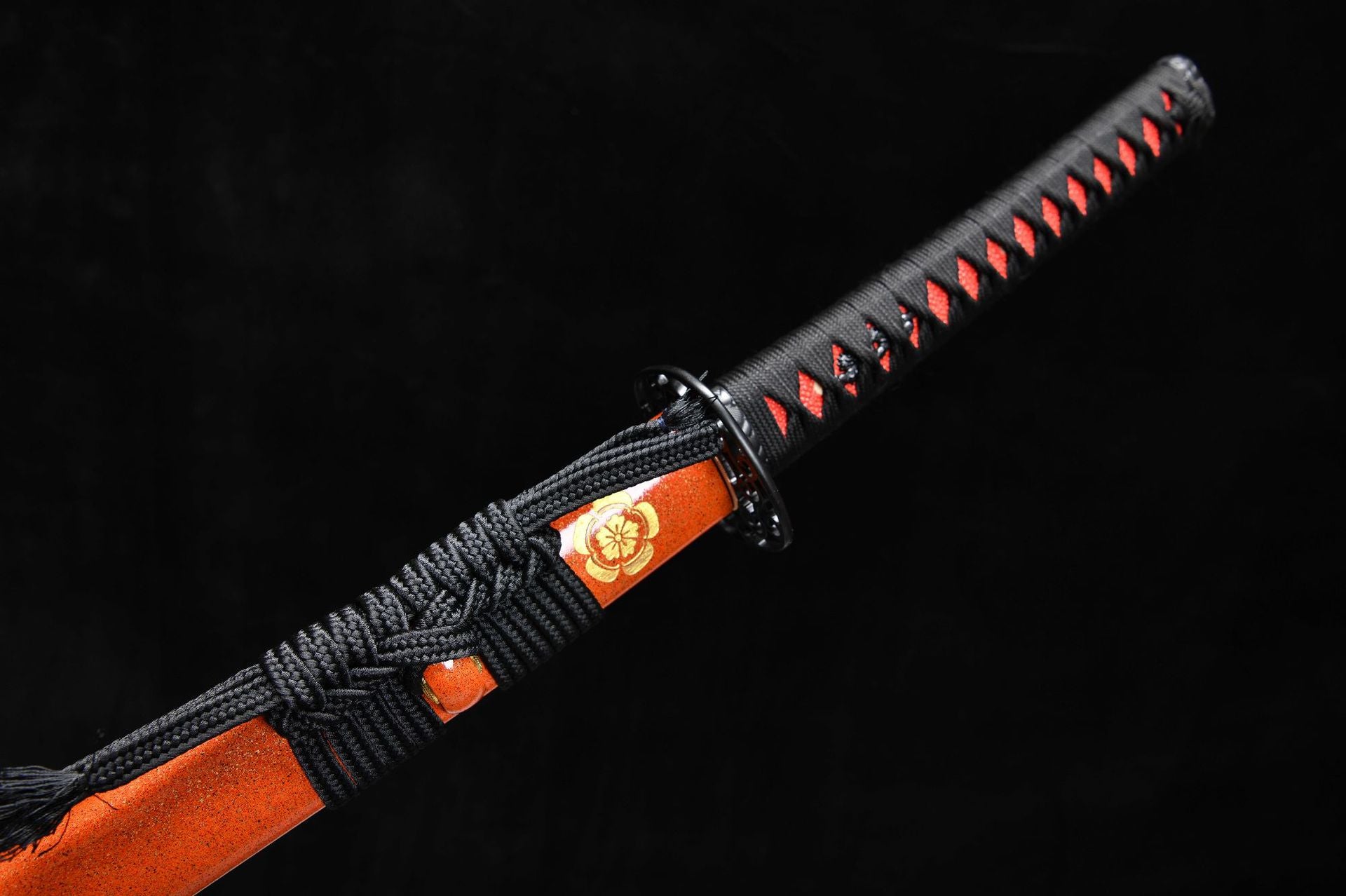 26-inch Tortoise-Pattern Steel-Roasted Blue-Purple Katana - Nobunaga Uchiha