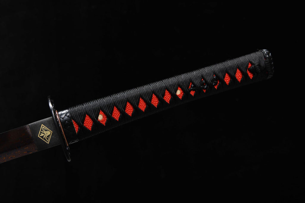 26-inch Tortoise-Pattern Steel-Roasted Blue-Purple Katana - Nobunaga Uchiha