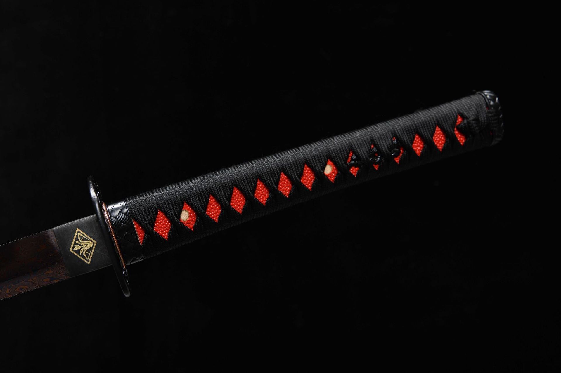 26-inch Tortoise-Pattern Steel-Roasted Blue-Purple Katana - Nobunaga Uchiha